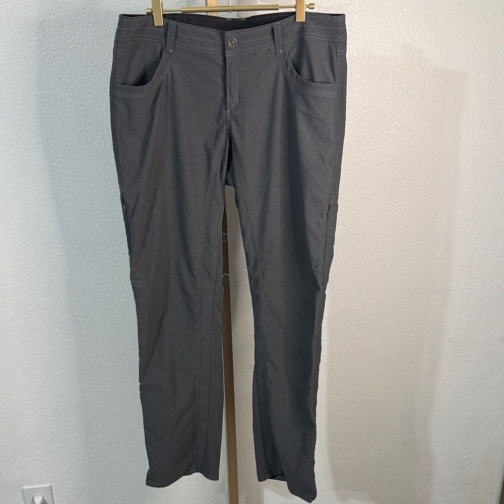 KÜHL Legendary Pants Gray Hiking Outdoor Size 12 Regular
